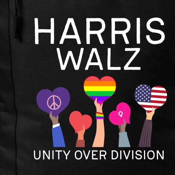 Harris Walz 2024 Unity Over Division Harris Walz 2024 Daily Commute Backpack