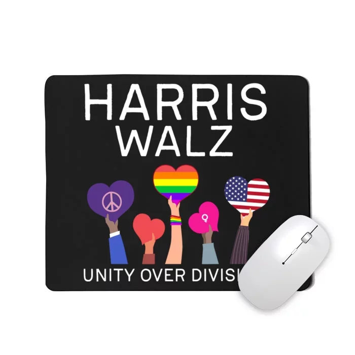 Harris Walz 2024 Unity Over Division Harris Walz 2024 Mousepad