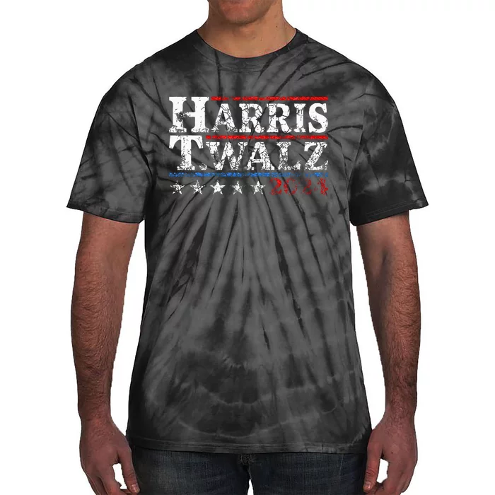 Harris Walz 2024 Election Kamala Harris Tim Waltz 2024 Tie-Dye T-Shirt