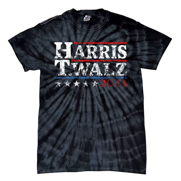 Harris Walz 2024 Election Kamala Harris Tim Waltz 2024 Tie-Dye T-Shirt