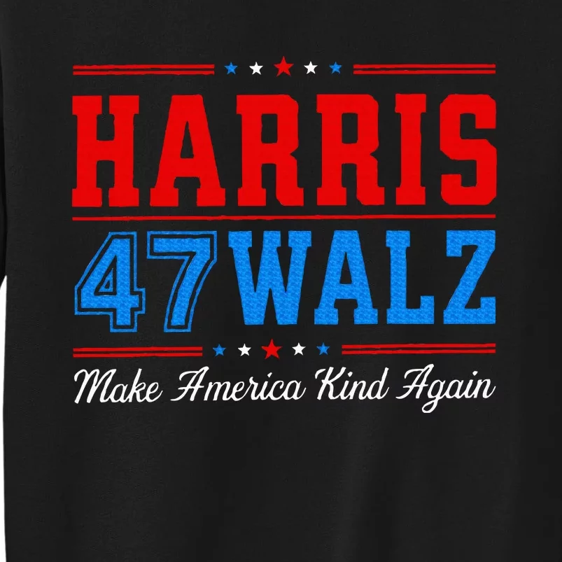 Harris Waltz 2024 Election Kamala Harris Tim Waltz 2024 Tall Sweatshirt