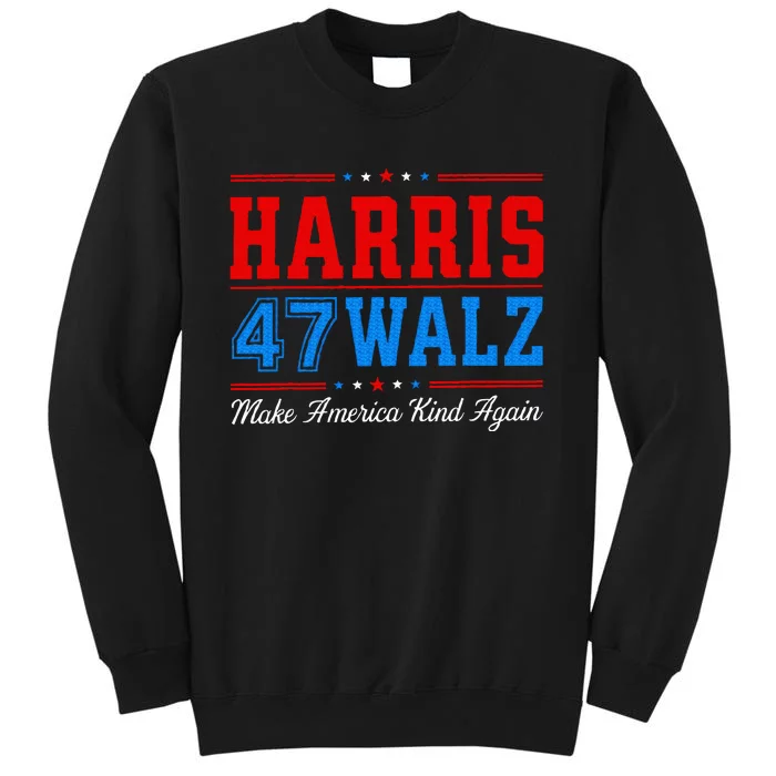 Harris Waltz 2024 Election Kamala Harris Tim Waltz 2024 Tall Sweatshirt