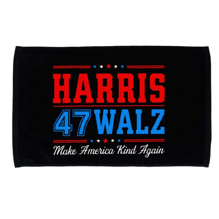 Harris Waltz 2024 Election Kamala Harris Tim Waltz 2024 Microfiber Hand Towel