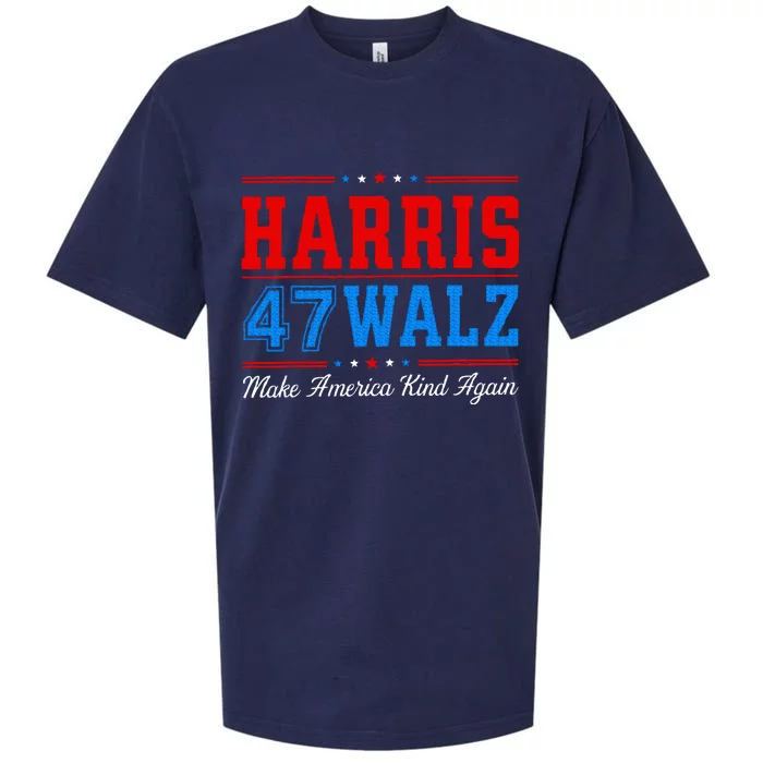 Harris Waltz 2024 Election Kamala Harris Tim Waltz 2024 Sueded Cloud Jersey T-Shirt