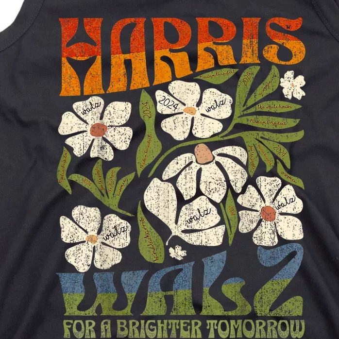 Harris Waltz 2024 For A Brighter Tomorrow Boho Aesthetic Tank Top