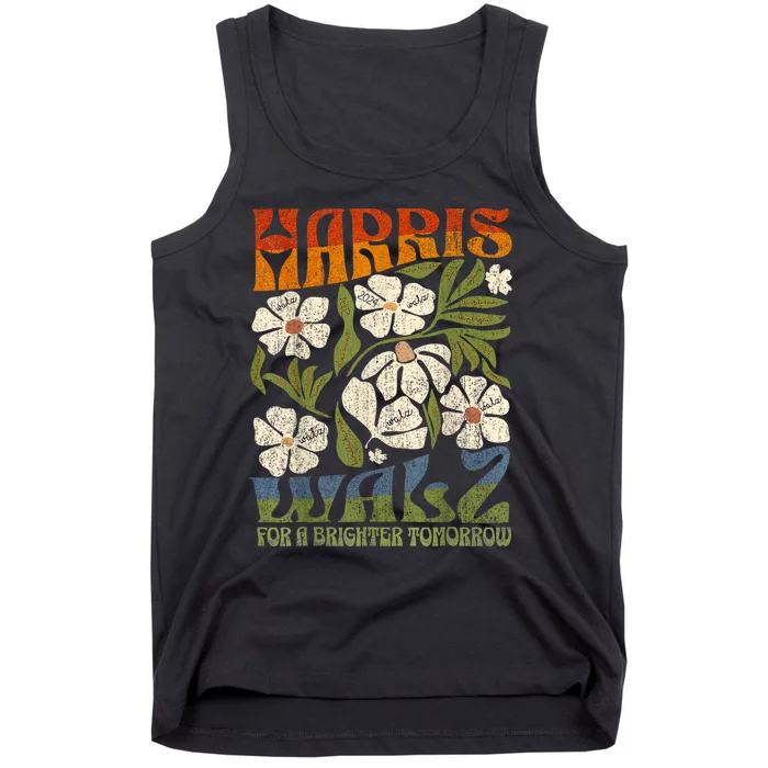 Harris Waltz 2024 For A Brighter Tomorrow Boho Aesthetic Tank Top