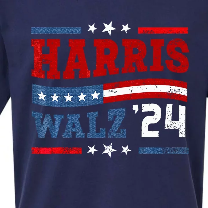 Harris Waltz 2024 Election Kamala Harris Tim Waltz 2024 Sueded Cloud Jersey T-Shirt