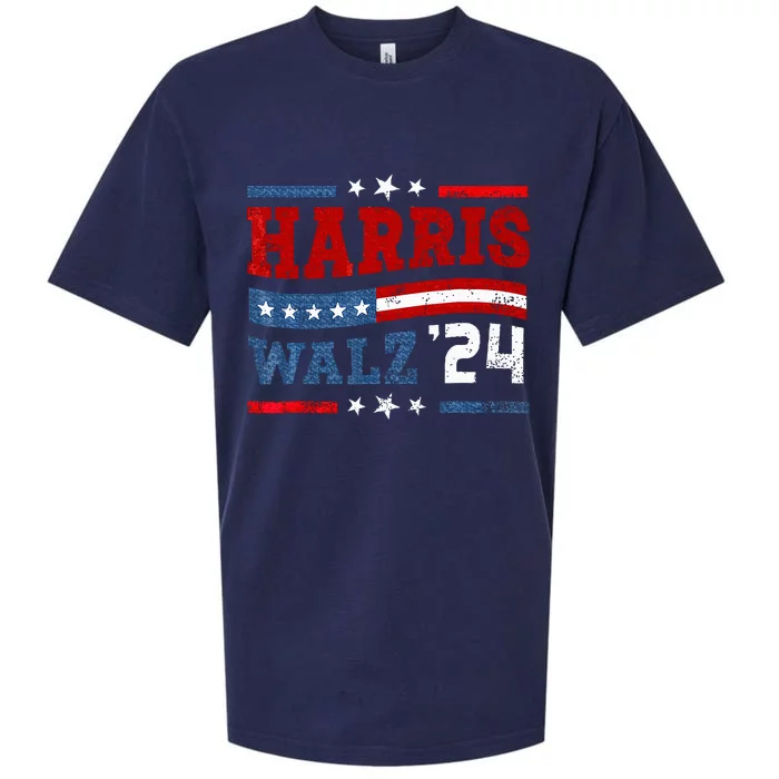 Harris Waltz 2024 Election Kamala Harris Tim Waltz 2024 Sueded Cloud Jersey T-Shirt