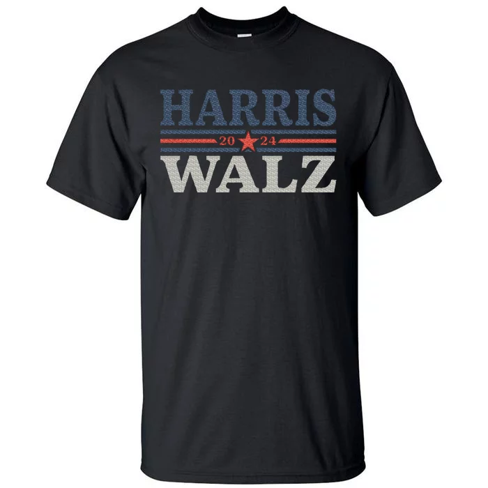 Harris Walz 2024 Election Kamala Harris Tim Waltz 2024 Tall T-Shirt