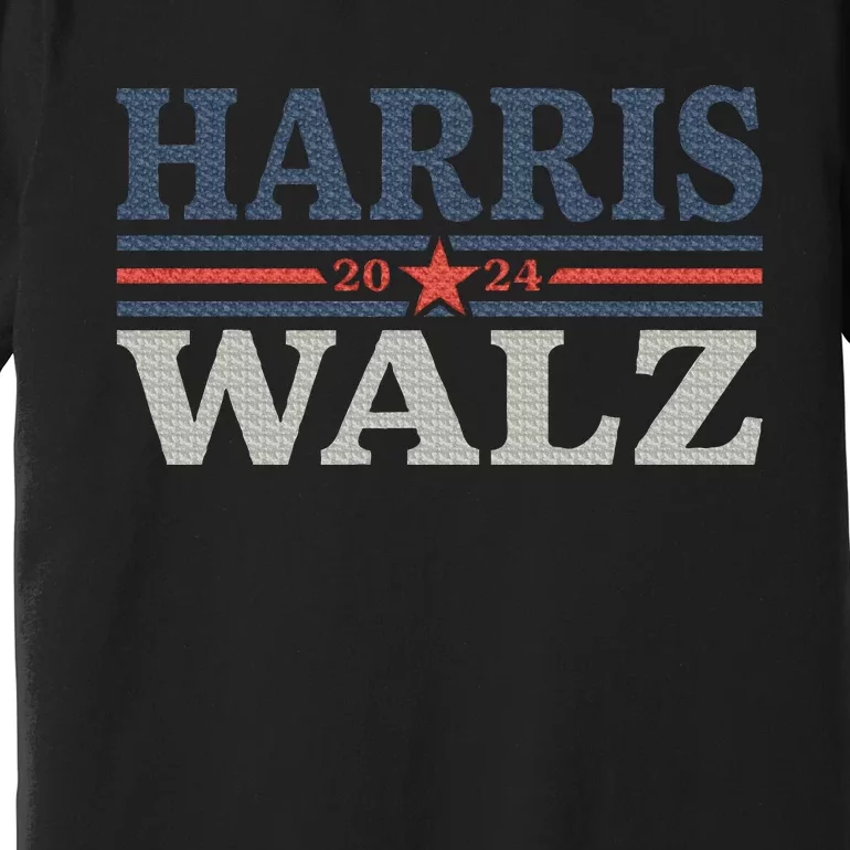 Harris Walz 2024 Election Kamala Harris Tim Waltz 2024 Premium T-Shirt