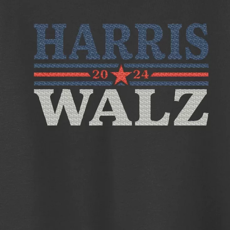 Harris Walz 2024 Election Kamala Harris Tim Waltz 2024 Toddler T-Shirt