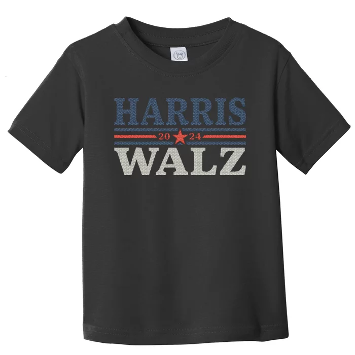 Harris Walz 2024 Election Kamala Harris Tim Waltz 2024 Toddler T-Shirt