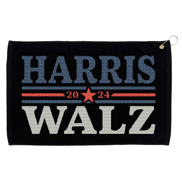 Harris Walz 2024 Election Kamala Harris Tim Waltz 2024 Grommeted Golf Towel