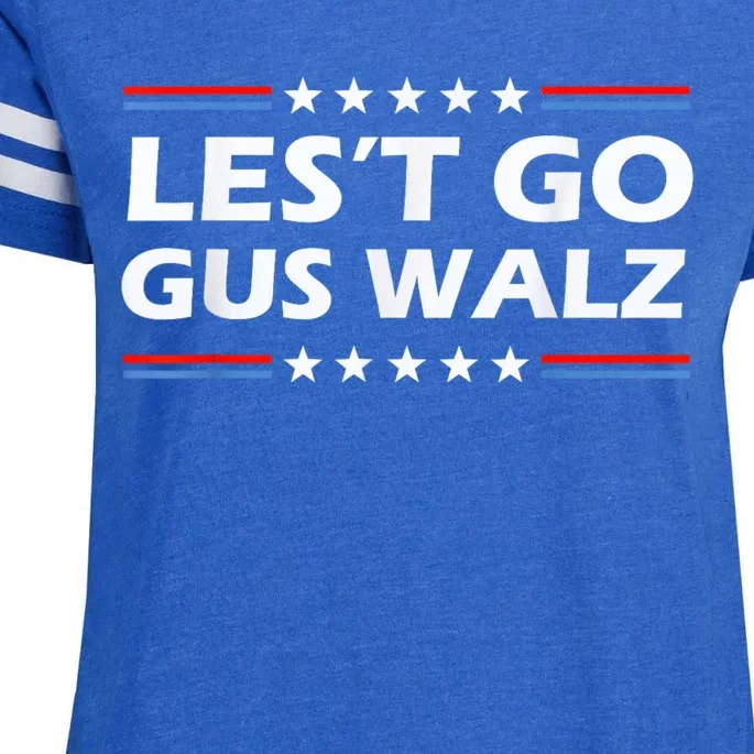 Harris Walz 2024 For President Lets Go Gus Walz Son Of Us Vice President Enza Ladies Jersey Football T-Shirt