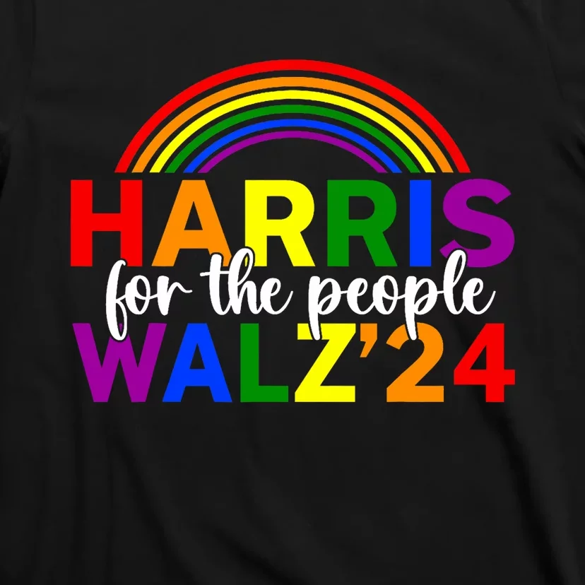 Harris Waltz 2024 For The People Lgbt Kamala Harris T-Shirt