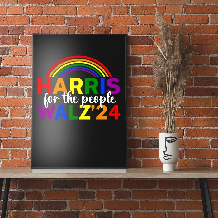 Harris Waltz 2024 For The People Lgbt Kamala Harris Poster