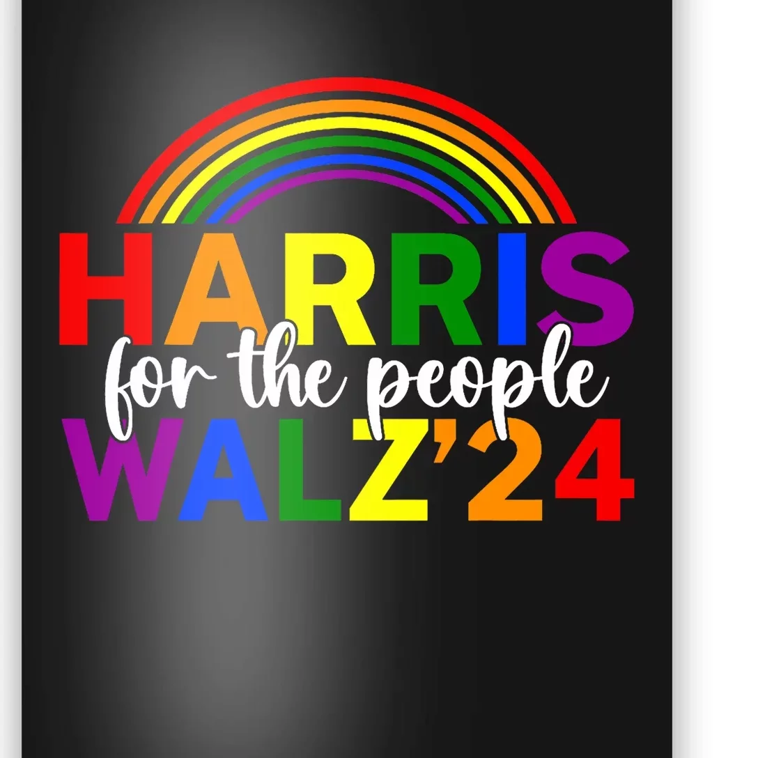 Harris Waltz 2024 For The People Lgbt Kamala Harris Poster