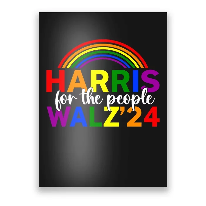 Harris Waltz 2024 For The People Lgbt Kamala Harris Poster