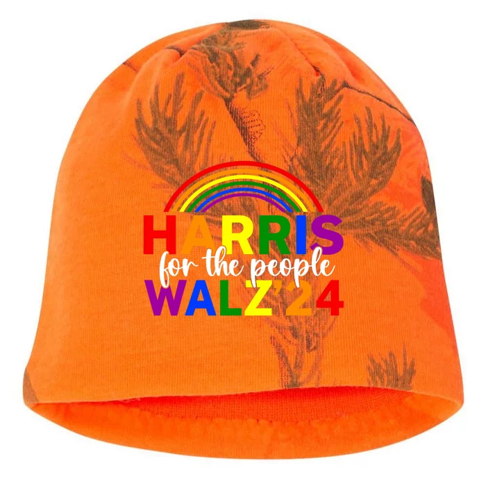 Harris Waltz 2024 For The People Lgbt Kamala Harris Kati - Camo Knit Beanie