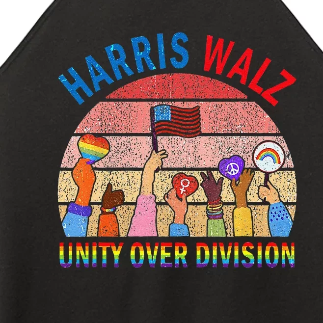 Harris Waltz 2024 Unity Over Division Women’s Perfect Tri Rocker Tank