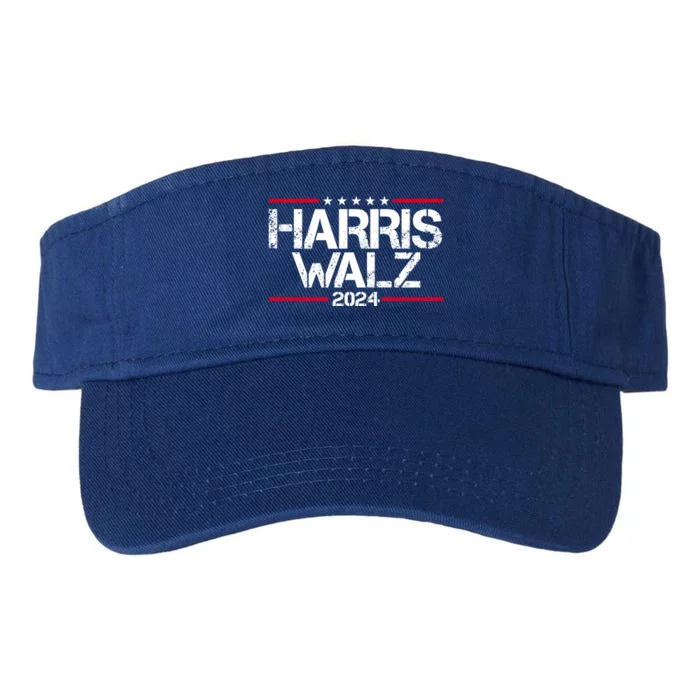 Harris Walz 2024 Vintage Eleciton Valucap Bio-Washed Visor