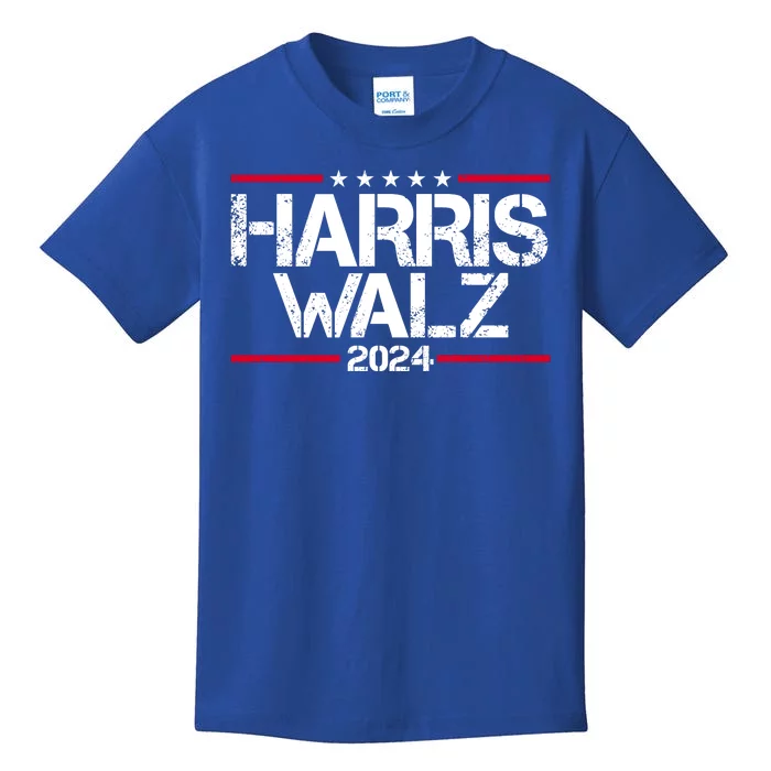 Harris Walz 2024 Vintage Eleciton Kids T-Shirt