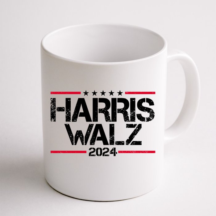 Harris Walz 2024 Vintage Eleciton Front & Back Coffee Mug