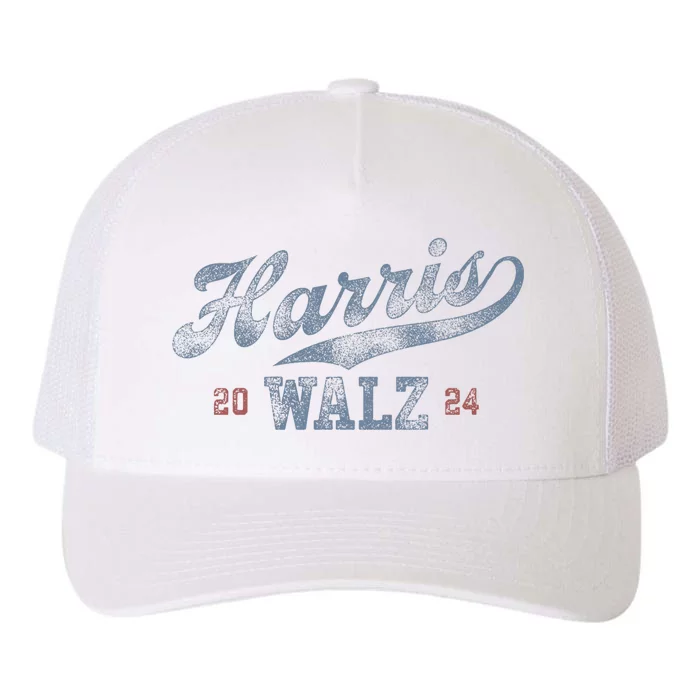 Harris Waltz 2024 Baseball Script Women Harris Waltz 2024 Yupoong Adult 5-Panel Trucker Hat