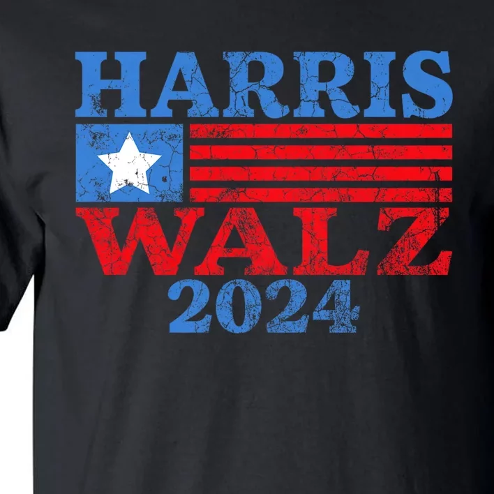 Harris Walz 2024 Election Kamala Harris Tim Waltz 2024 Tall T-Shirt