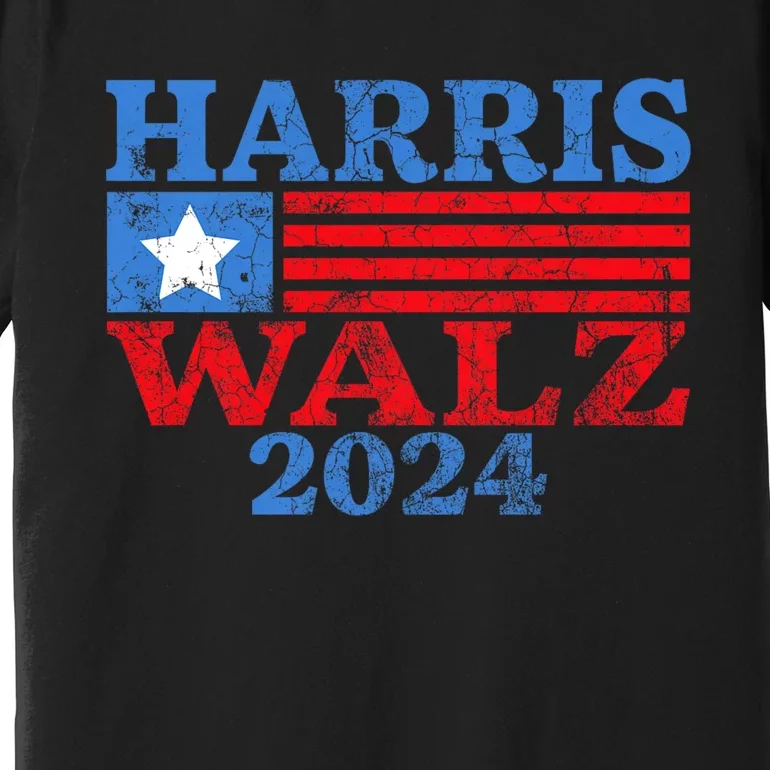 Harris Walz 2024 Election Kamala Harris Tim Waltz 2024 Premium T-Shirt