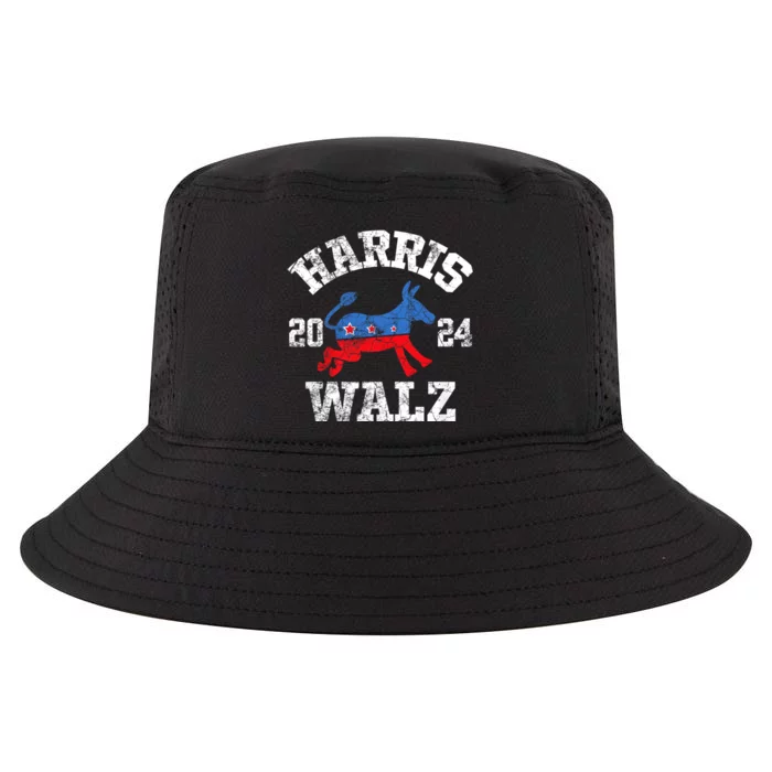 Harris Walz 2024 Election Kamala Harris Tim Waltz 2024 Cool Comfort Performance Bucket Hat