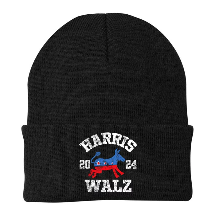 Harris Walz 2024 Election Kamala Harris Tim Waltz 2024 Knit Cap Winter Beanie