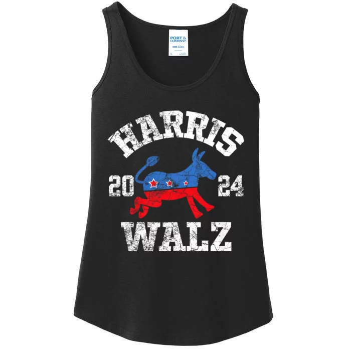 Harris Walz 2024 Election Kamala Harris Tim Waltz 2024 Ladies Essential Tank