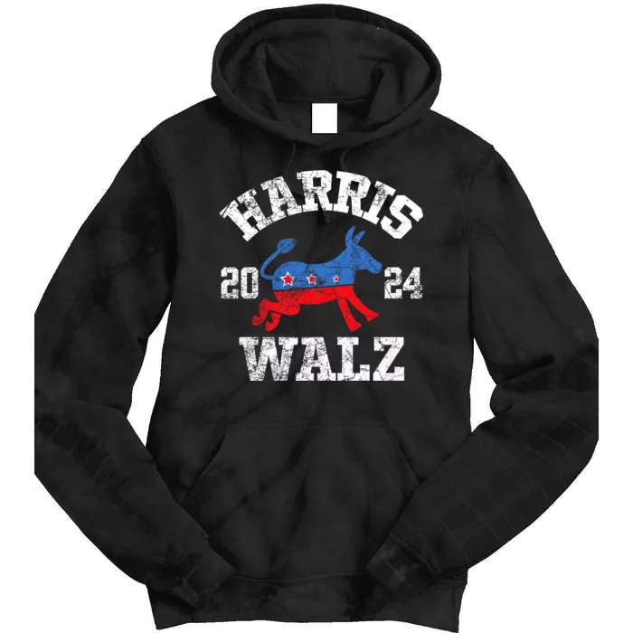 Harris Walz 2024 Election Kamala Harris Tim Waltz 2024 Tie Dye Hoodie