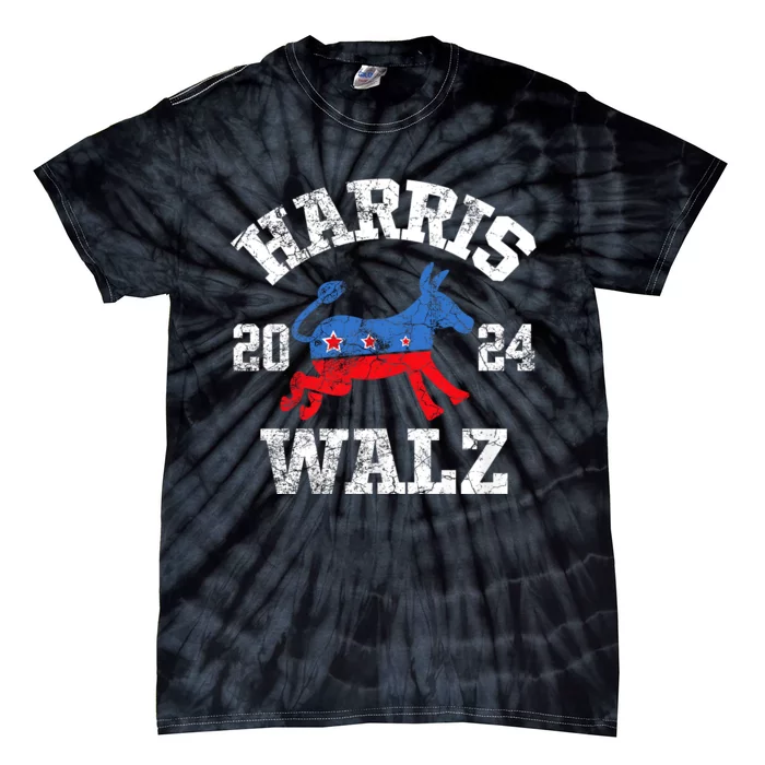 Harris Walz 2024 Election Kamala Harris Tim Waltz 2024 Tie-Dye T-Shirt