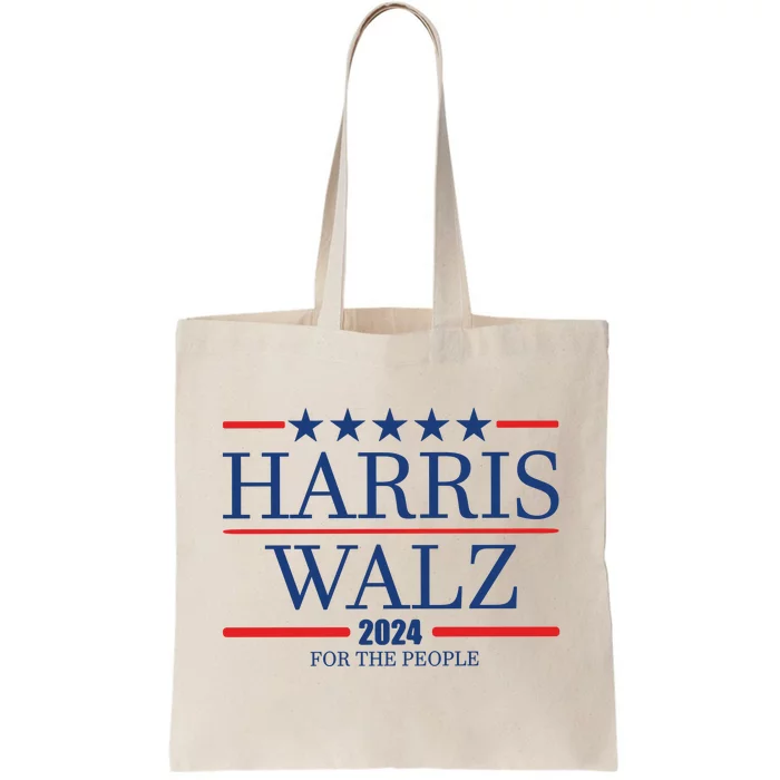 Harris Walz 2024 For The People Tote Bag