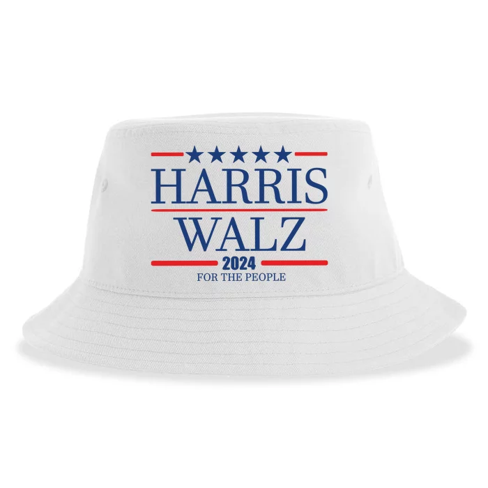 Harris Walz 2024 For The People Sustainable Bucket Hat