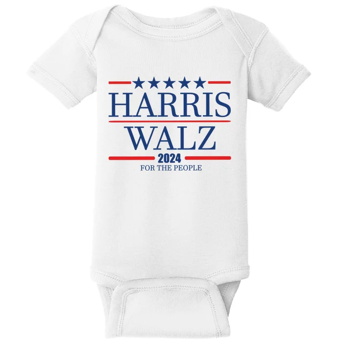 Harris Walz 2024 For The People Baby Bodysuit