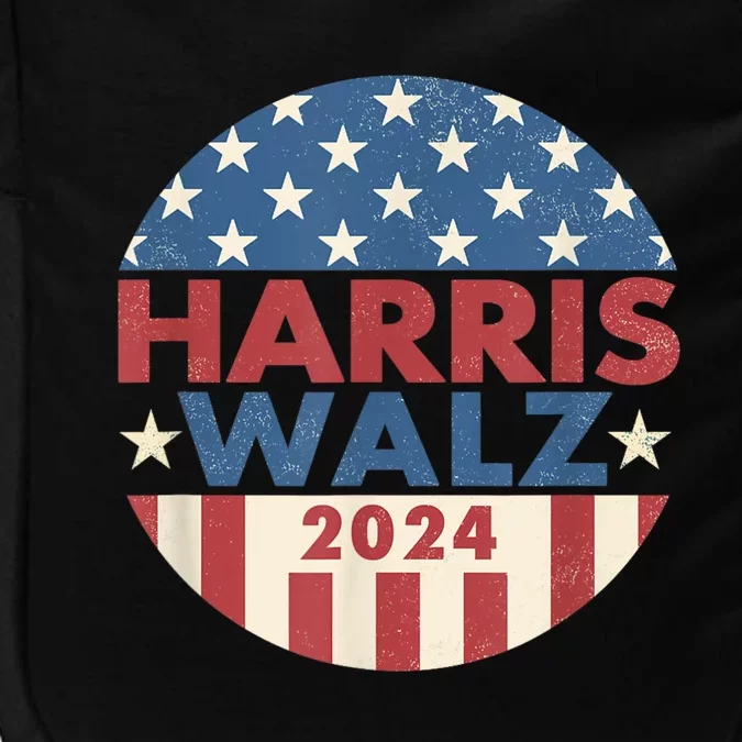 Harris Walz 2024 Kamala Harris 2024 Tim Walz 2024 Usa Flag Impact Tech Backpack