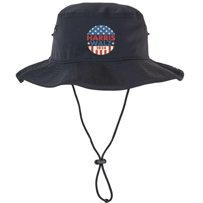 Harris Walz 2024 Kamala Harris 2024 Tim Walz 2024 Usa Flag Legacy Cool Fit Booney Bucket Hat