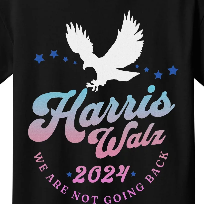 Harris Walz 2024 Election Vote Blue Kamala Walz 2024 Kids T-Shirt