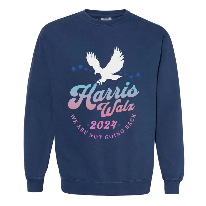 Harris Walz 2024 Election Vote Blue Kamala Walz 2024 Garment-Dyed Sweatshirt