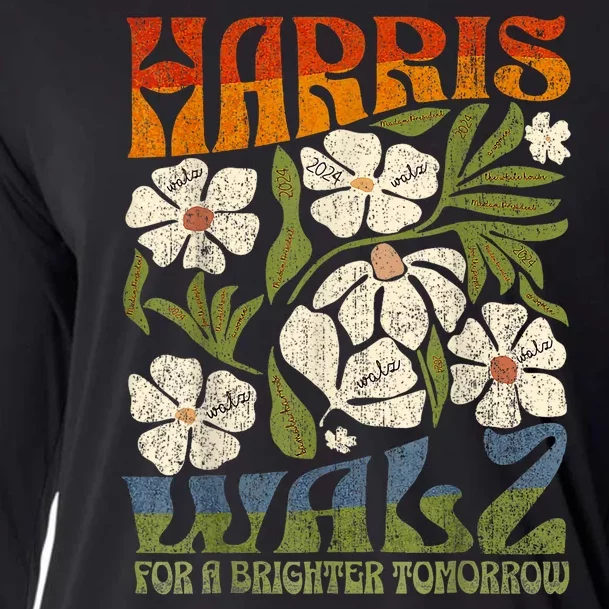 Harris Waltz 2024 For A Brighter Tomorrow Boho Aesthetic Cooling Performance Long Sleeve Crew