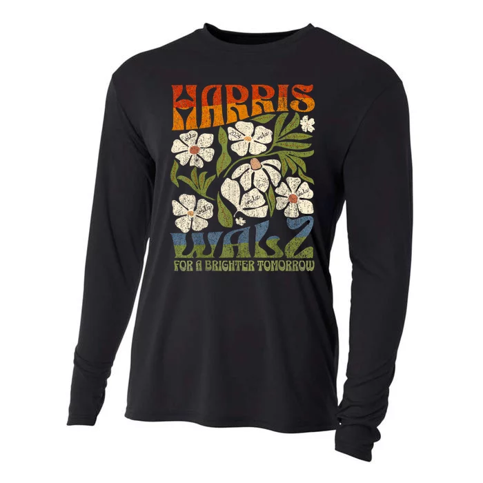 Harris Waltz 2024 For A Brighter Tomorrow Boho Aesthetic Cooling Performance Long Sleeve Crew