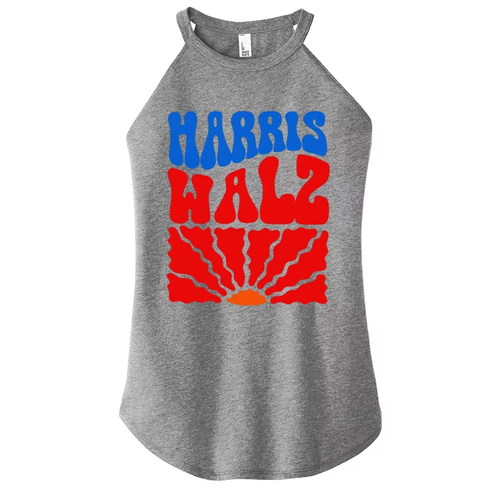 Harris Walz 2024 Election Kamala Harris Tim Waltz Campaign Women’s Perfect Tri Rocker Tank