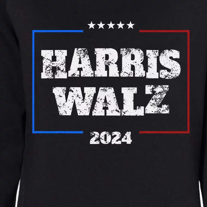 Harris Walz 2024 Election Liberal Gifts Womens California Wash Sweatshirt