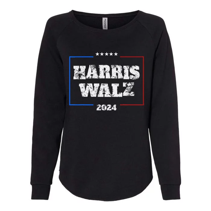 Harris Walz 2024 Election Liberal Gifts Womens California Wash Sweatshirt