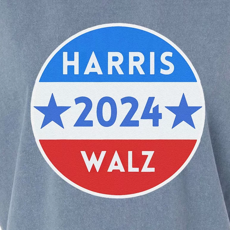 Harris Walz 2024 For President Patriotic Kamala Waltz 2024 Garment-Dyed Women's Muscle Tee