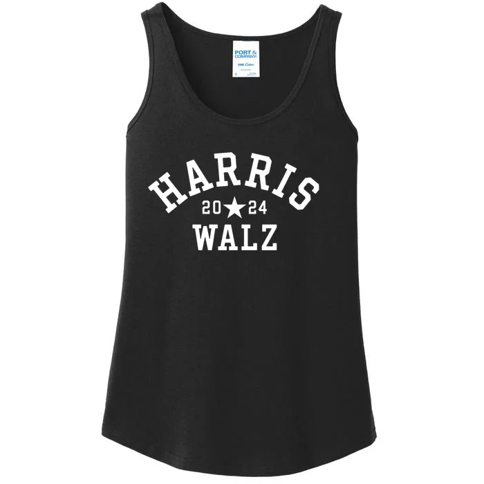 Harris Walz 2024 Vintage Kamala Harris Tim Walz Waltz Ladies Essential Tank