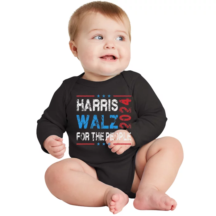 Harris Walz 2024 Harris Waltz 2024 Baby Long Sleeve Bodysuit